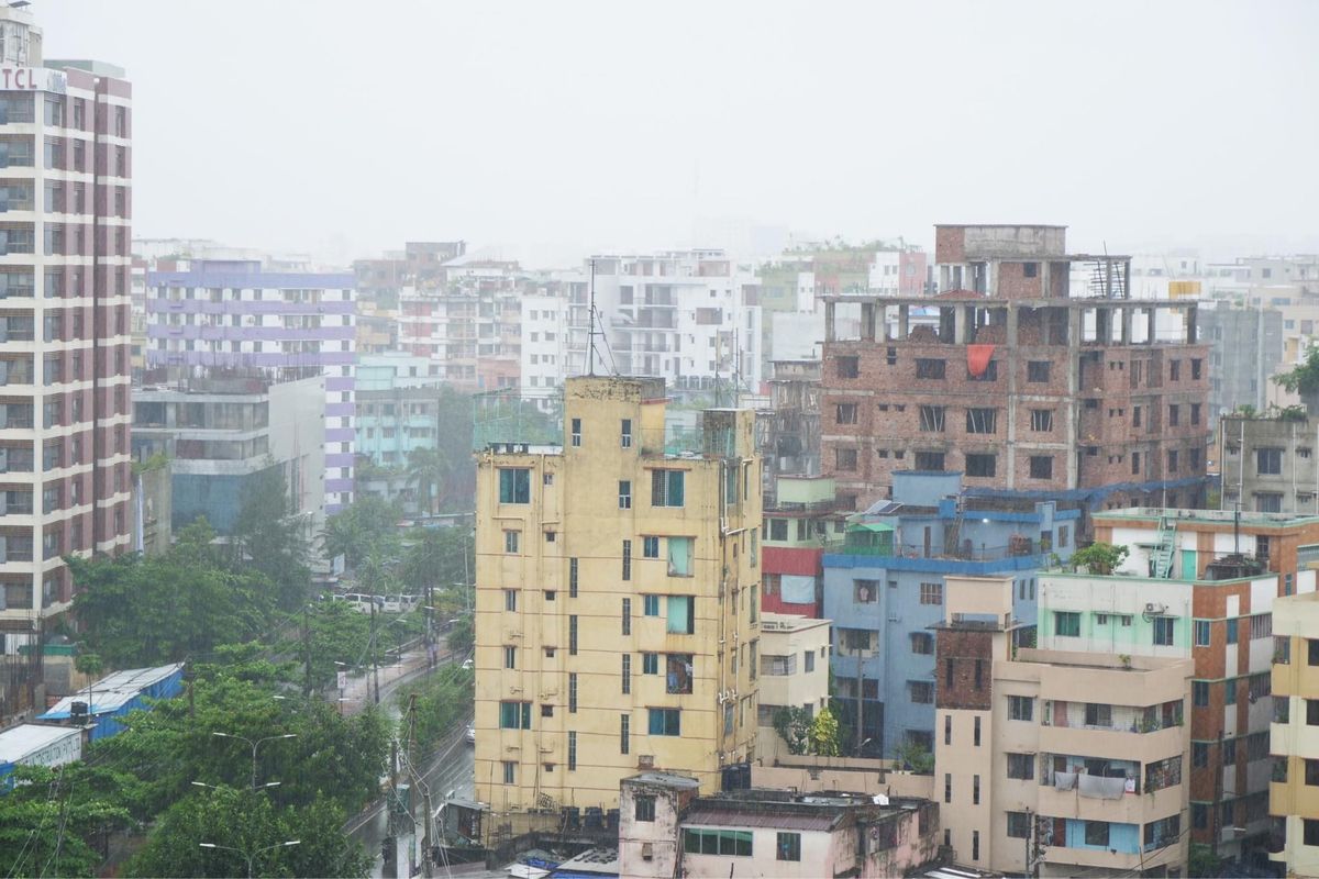 ダッカの街並み