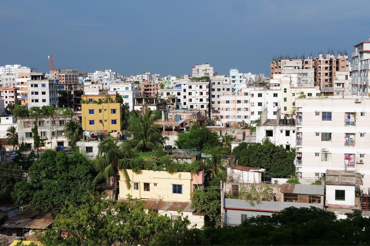 ダッカの街並み