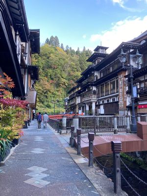 銀山温泉の街並み