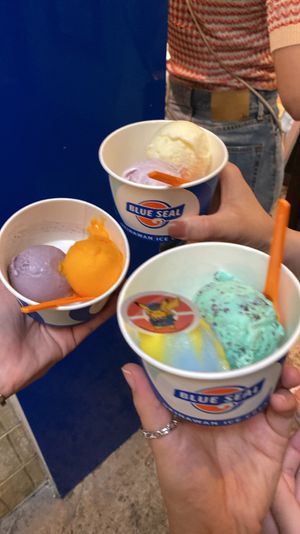 沖縄といえばブルーシール🍨
シークワーサー味とマンゴーが特に美味しおすでした🇺🇸