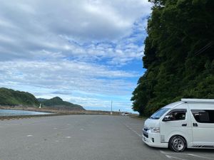 綺麗な海でした。