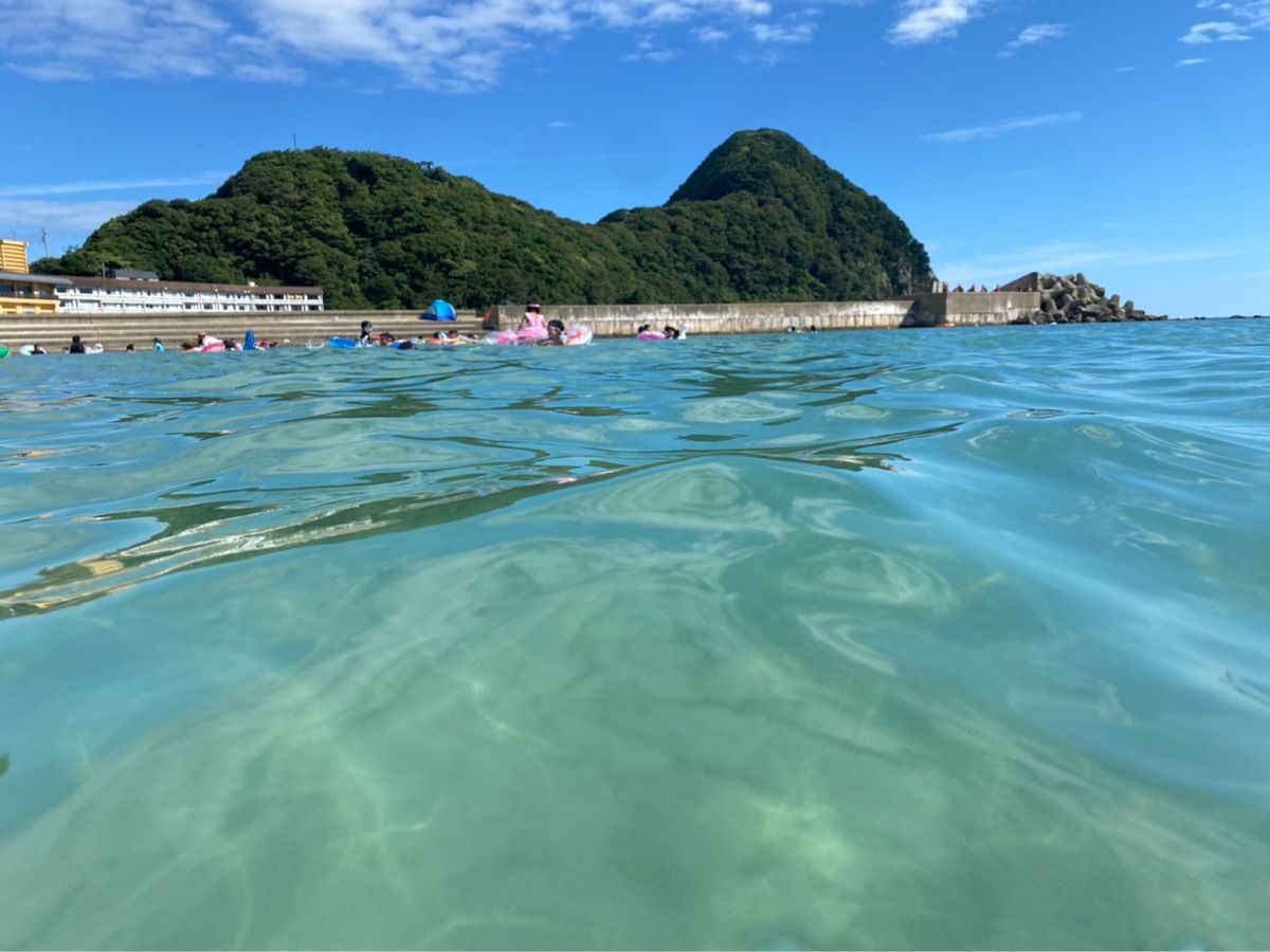 綺麗な海でした。