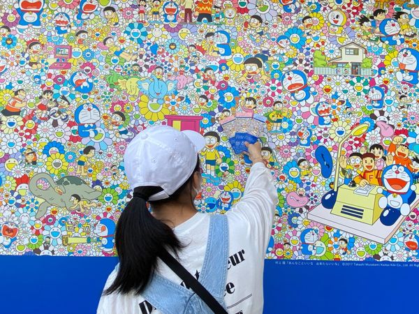 日本・岡山県「ドラえもん展」の写真：美術鑑賞もたまにはよかった