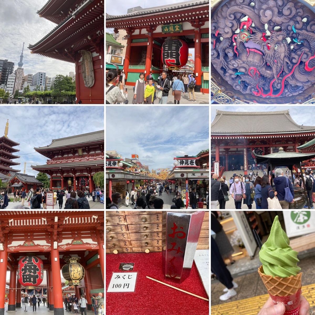 次の日は、浅草へ
そのあとまたスカイツリーまで歩き、
登りたかったけど、人...