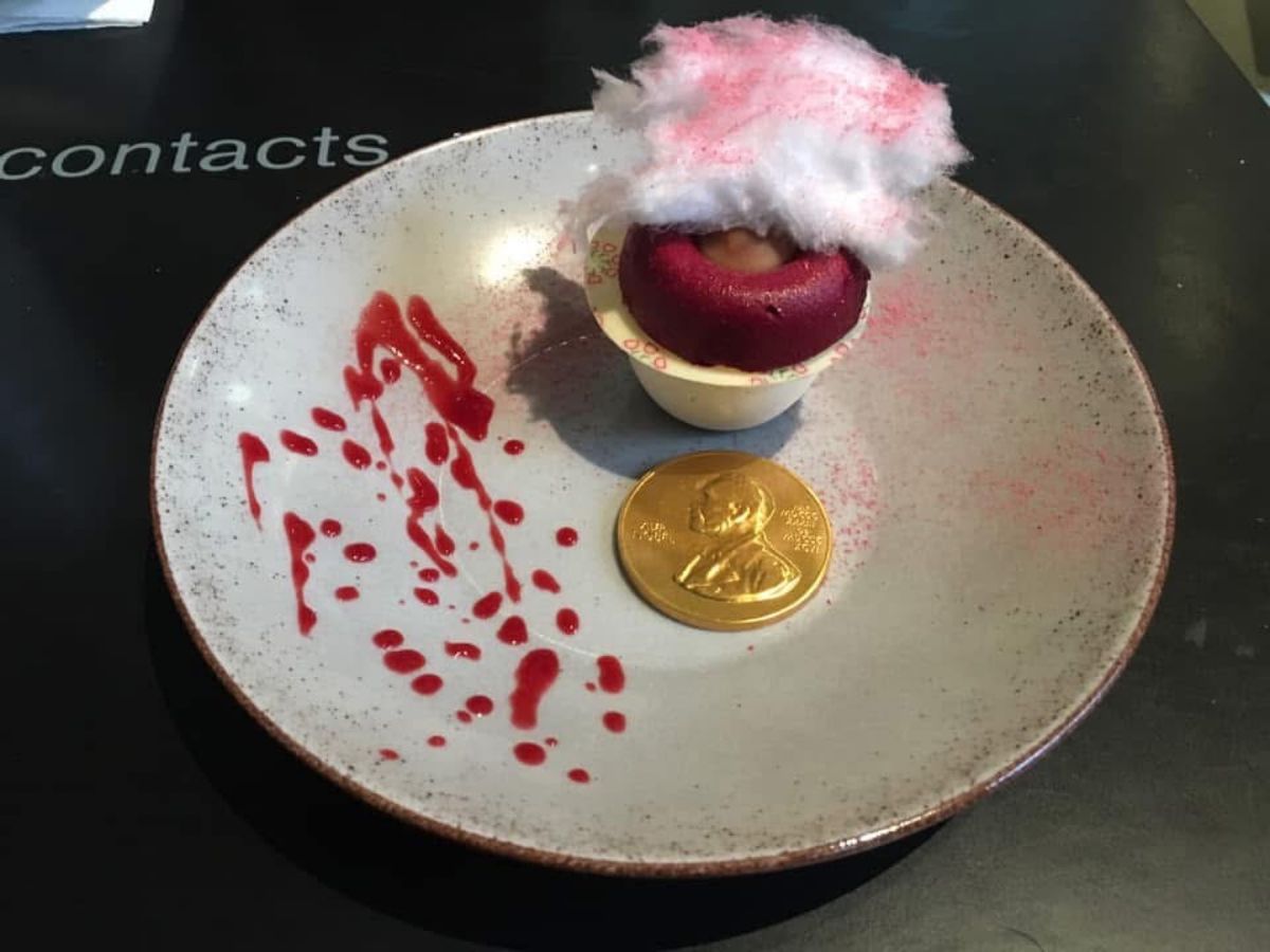 5/2 ストックホルム観光
ノーベル博物館でノーベルアイス