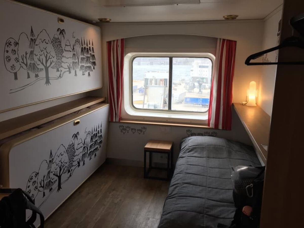 5/2 ストックホルムからヘルシンキへ
シリヤラインのムーミンキャビン