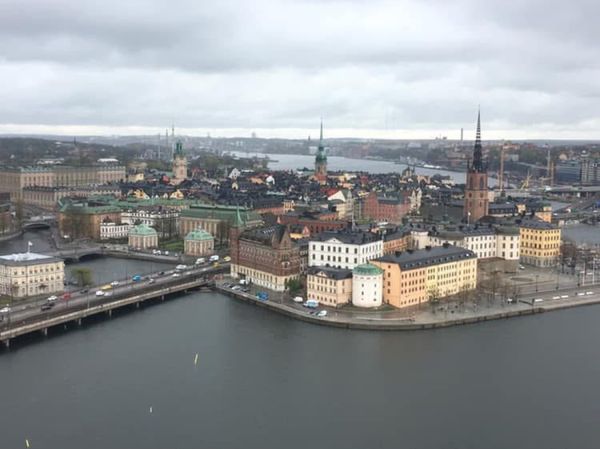 スウェーデン・ストックホルム「北欧旅行 スウェーデン」の写真：5/2 ストックホルム観光
市庁舎と世界...