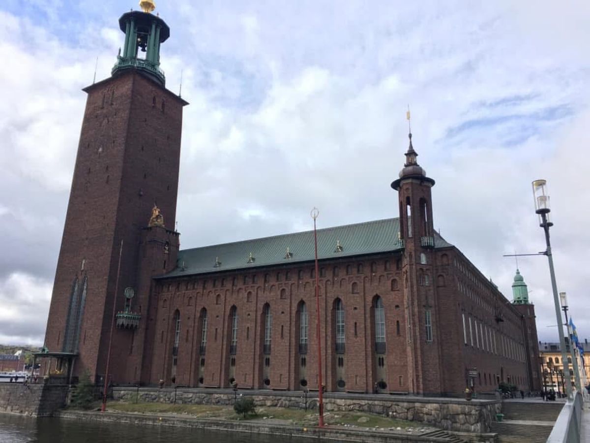 5/2 ストックホルム観光
市庁舎と世界遺産ドロニックホルム宮殿