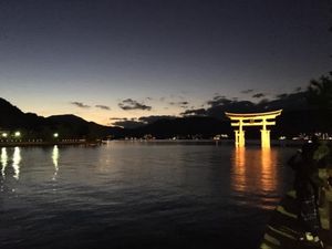 厳島神社と弥山
宮島宿泊は初めて