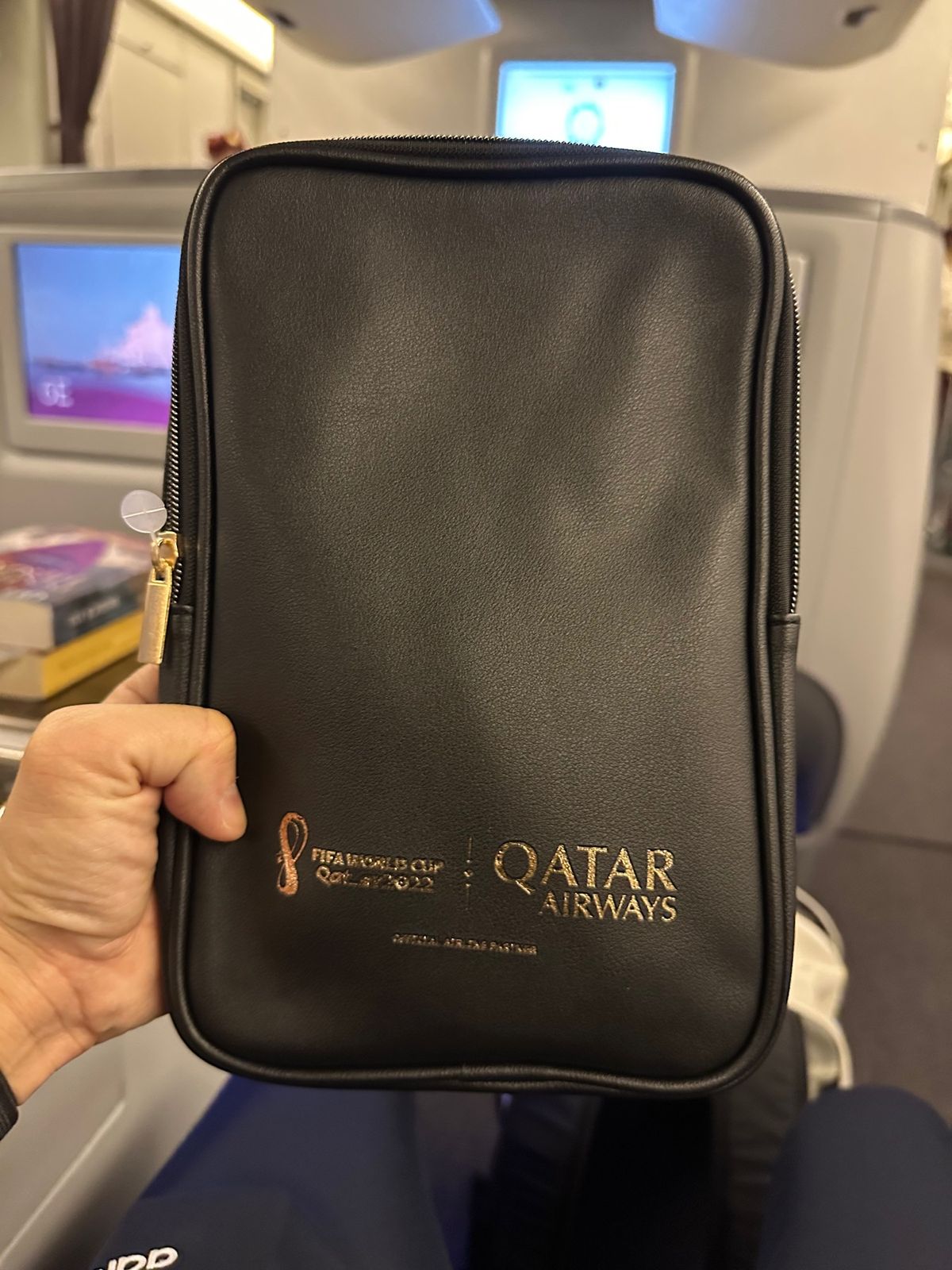 カタール航空はボーディングが1時間前とめっちゃ早い（しかもさらに10分早ま...
