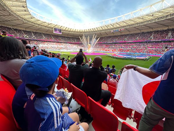 カタール・ドーハ「カタールワールドカップへ！」の写真：最終日は日本対コスタリカ戦！
13時キッ...