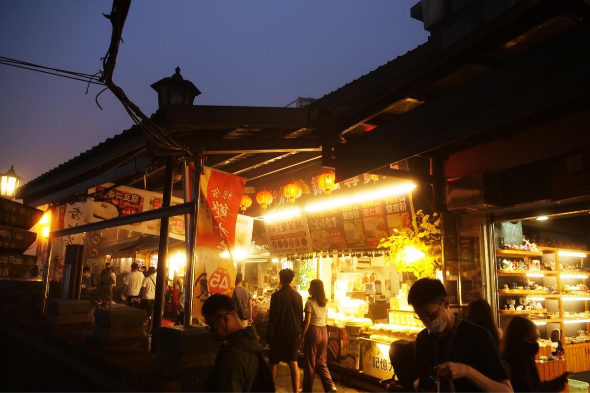 九份は霧でした