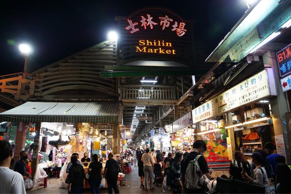 台湾・台北「初の台湾旅行」の写真：台北の夜市