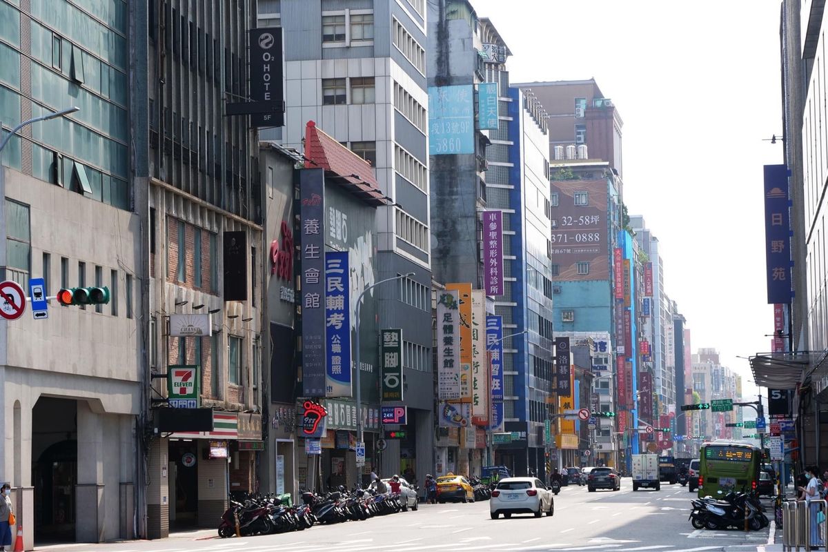 台北の街並み
