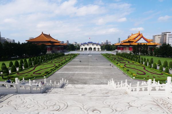 台湾・台北「初の台湾旅行」の写真：台北の自由広場！