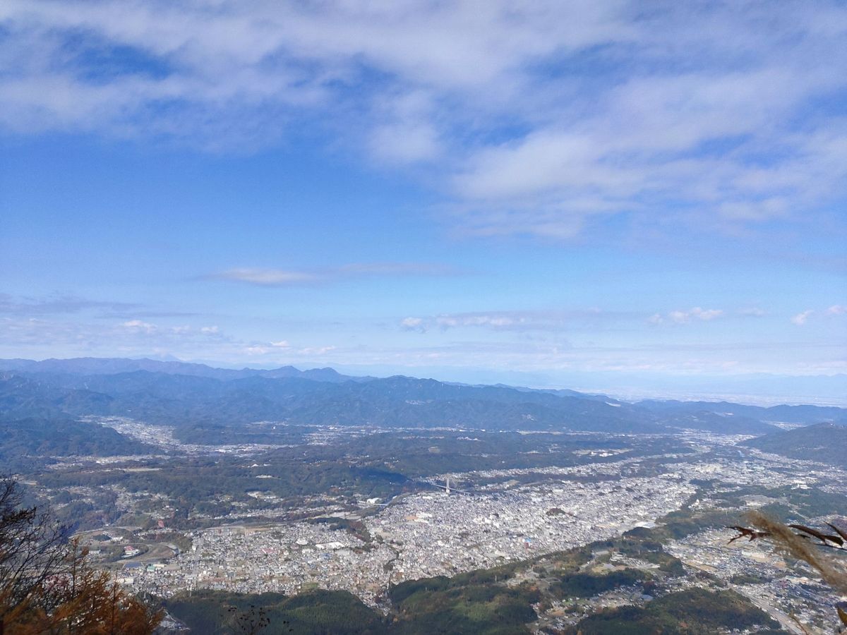 武甲山に登った。紅葉きれいだった
