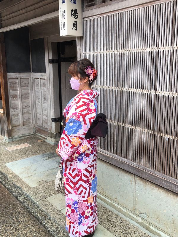 日本・長野県「🚙金沢の旅🚙」の写真：金沢2日目。私目的の
和服に着替えて、西...