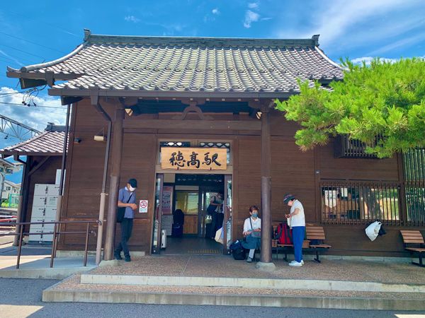 日本・長野県「202207長野」の写真：JR穂高駅