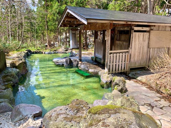 日本・秋田県「201905秋田」の写真：乳頭温泉郷
蟹場温泉
混浴露天風呂
