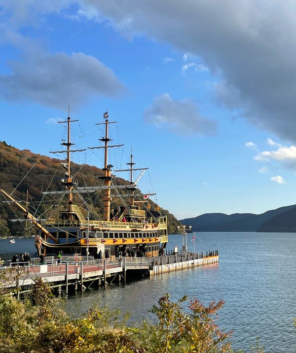 日本・箱根「紅葉の箱根リベンジ旅？」の写真：さらにロープウェイで桃源台へ。
帰りの夕...