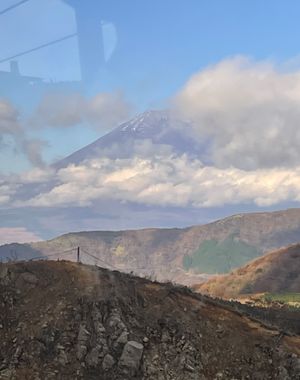 翌日はロープウェイに乗ってる時に少しだけ富士山が見えた！
そして初めて海賊...