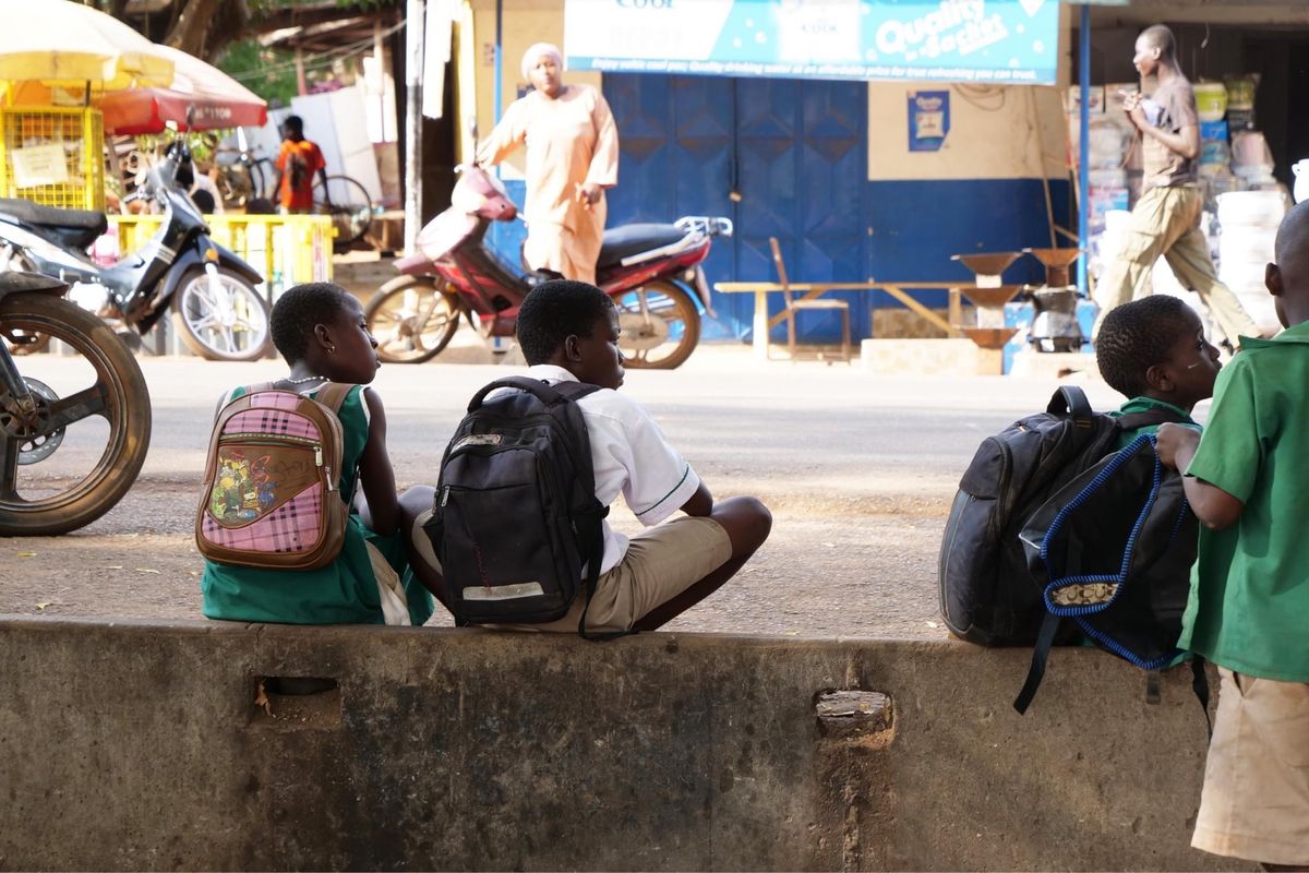 タマレ市の学校にて