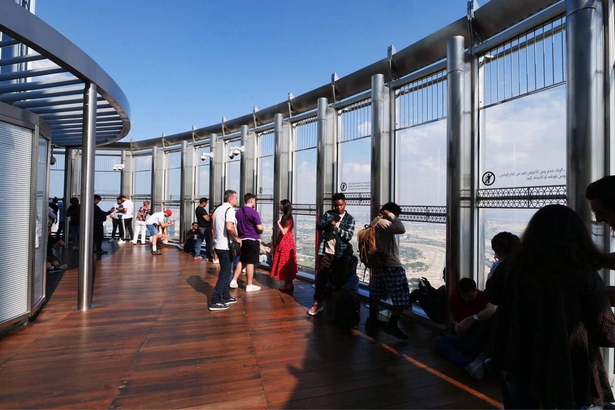 ブルジュカリファの展望台