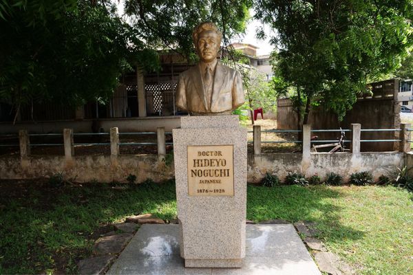 アラブ首長国連邦・Dubai「ガーナ出張」の写真：アクラにある野口英世記念館