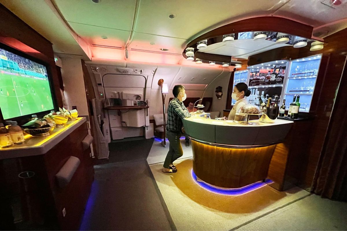 エミレーツビジネスクラス A380