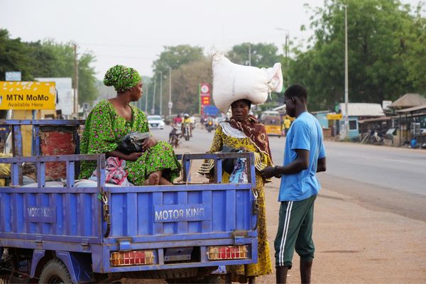 アラブ首長国連邦・Dubai「ガーナ出張」の写真：路上の人々