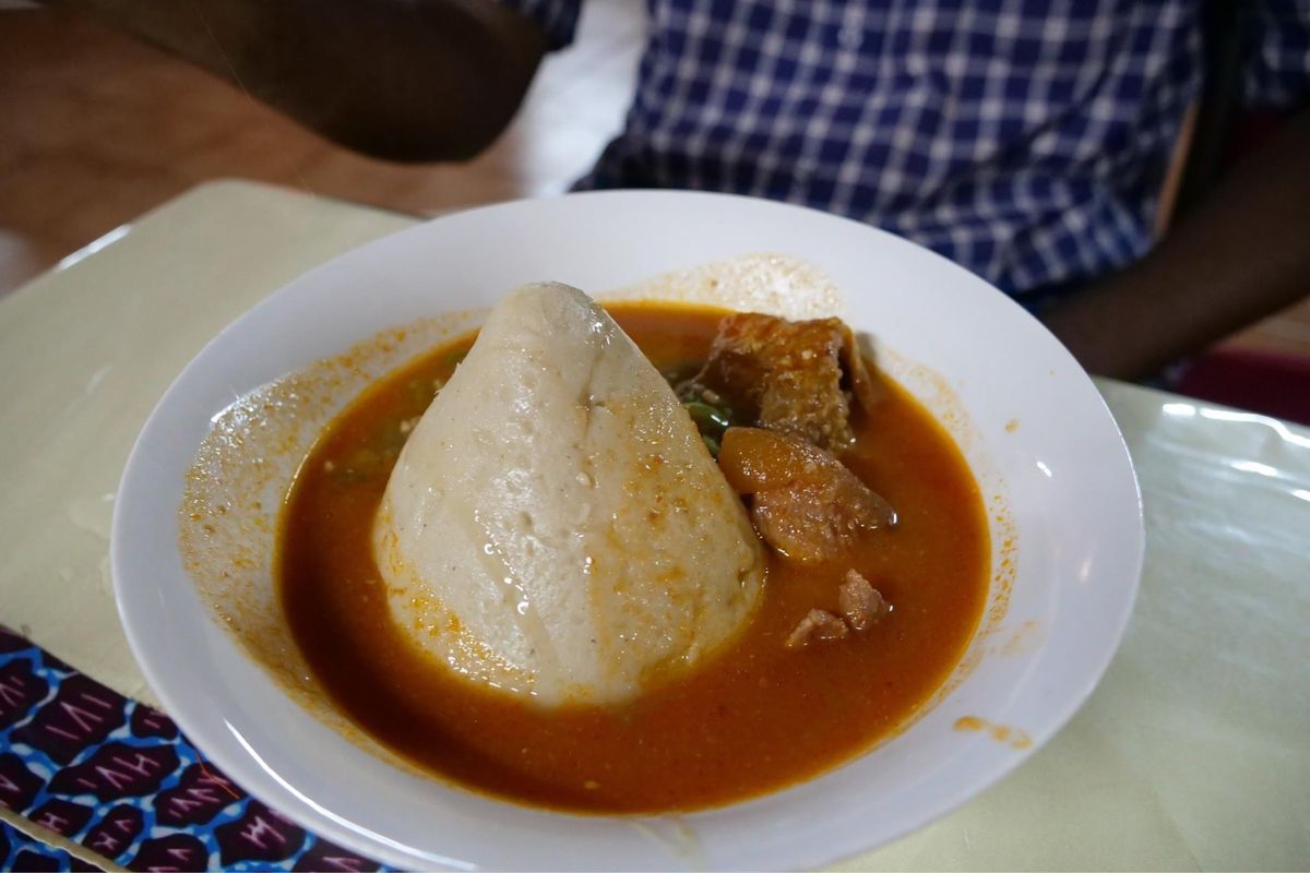 ガーナといえばフフ
オクラのやつ美味しい