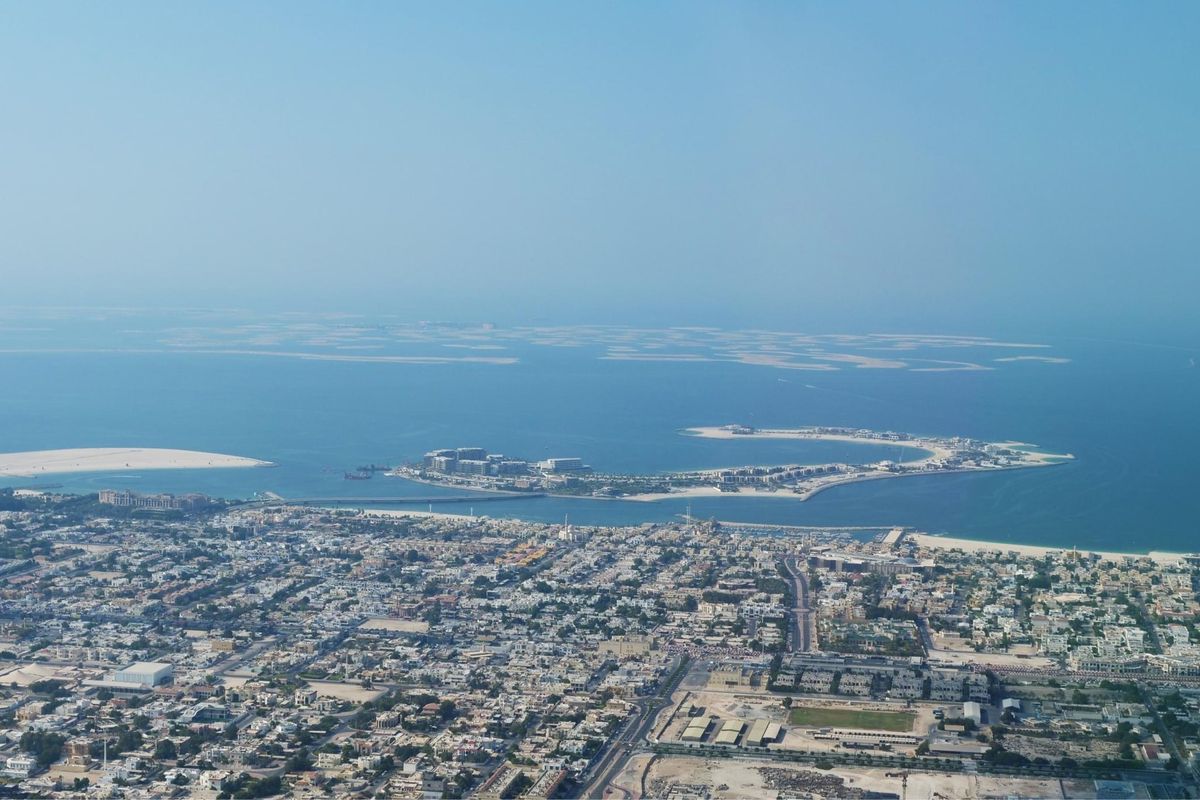 ブルジュカリファの展望台から