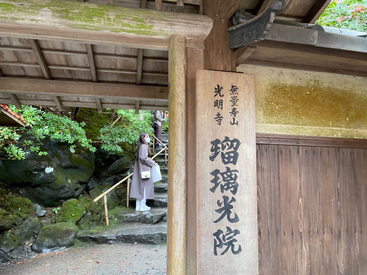 瑠璃光院は有名な床紅葉以外も美しい