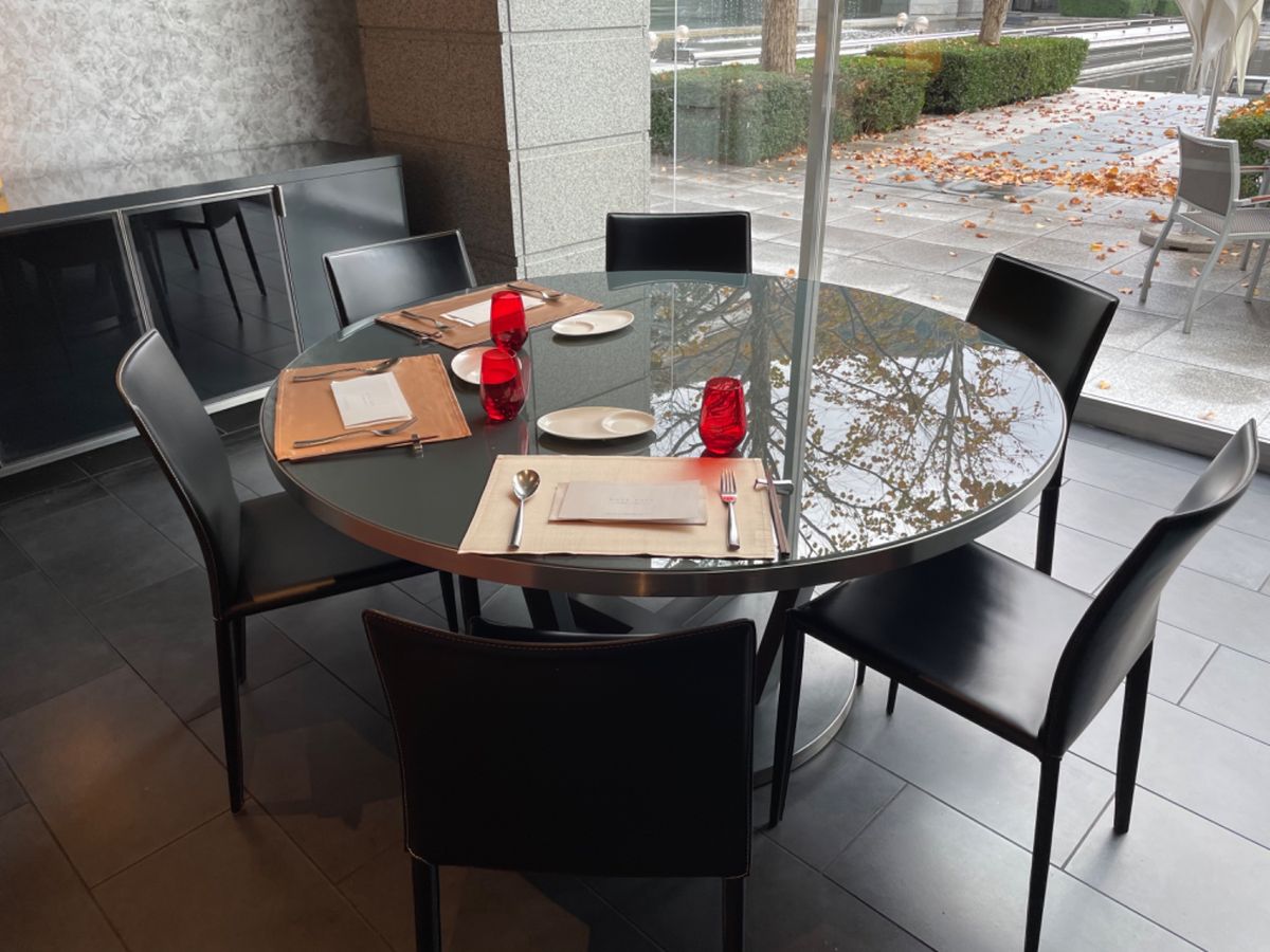 ランチは瑠璃光院の近くにあるエクシブ京都八瀬離宮のイタリアンレストラン。