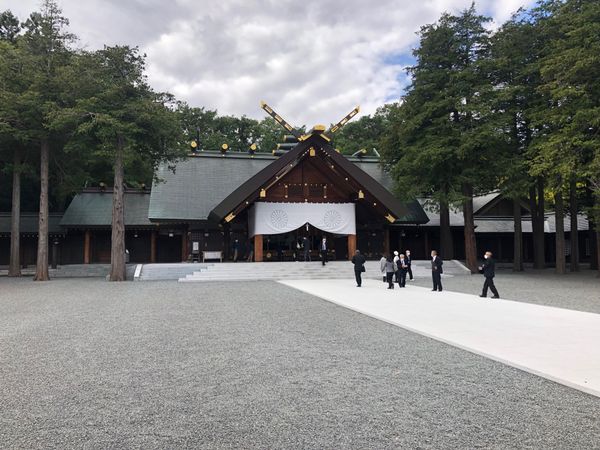 日本・北海道「雨の登別」の写真