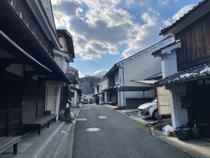 内子の古い街並みと高昌寺。