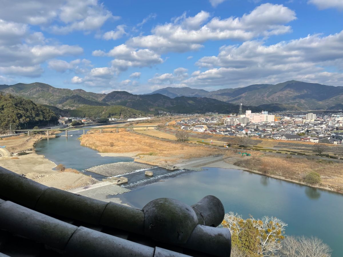 大洲城。天守が再建されたのは比較的新しく、平成になってから。