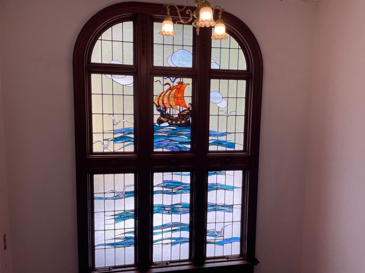 旅行最後は萬翠荘を見学。古い洋館で映画やドラマの撮影にも使われているようです。