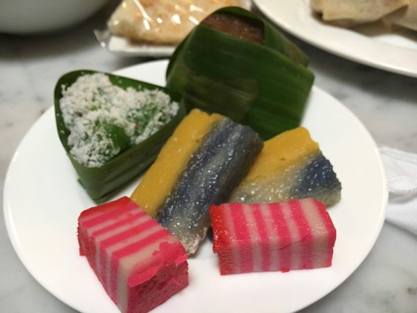 マレーシア・マラッカ「19.05 マレーシア(クアラルンプール/マラッカ/クチン)」の写真：ピンク🕌
マラッカ料理