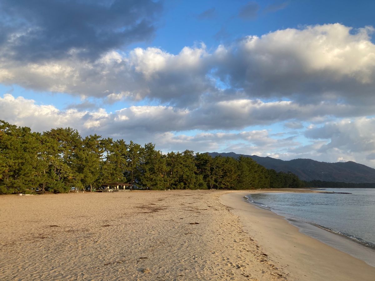 天橋立で朝ラン