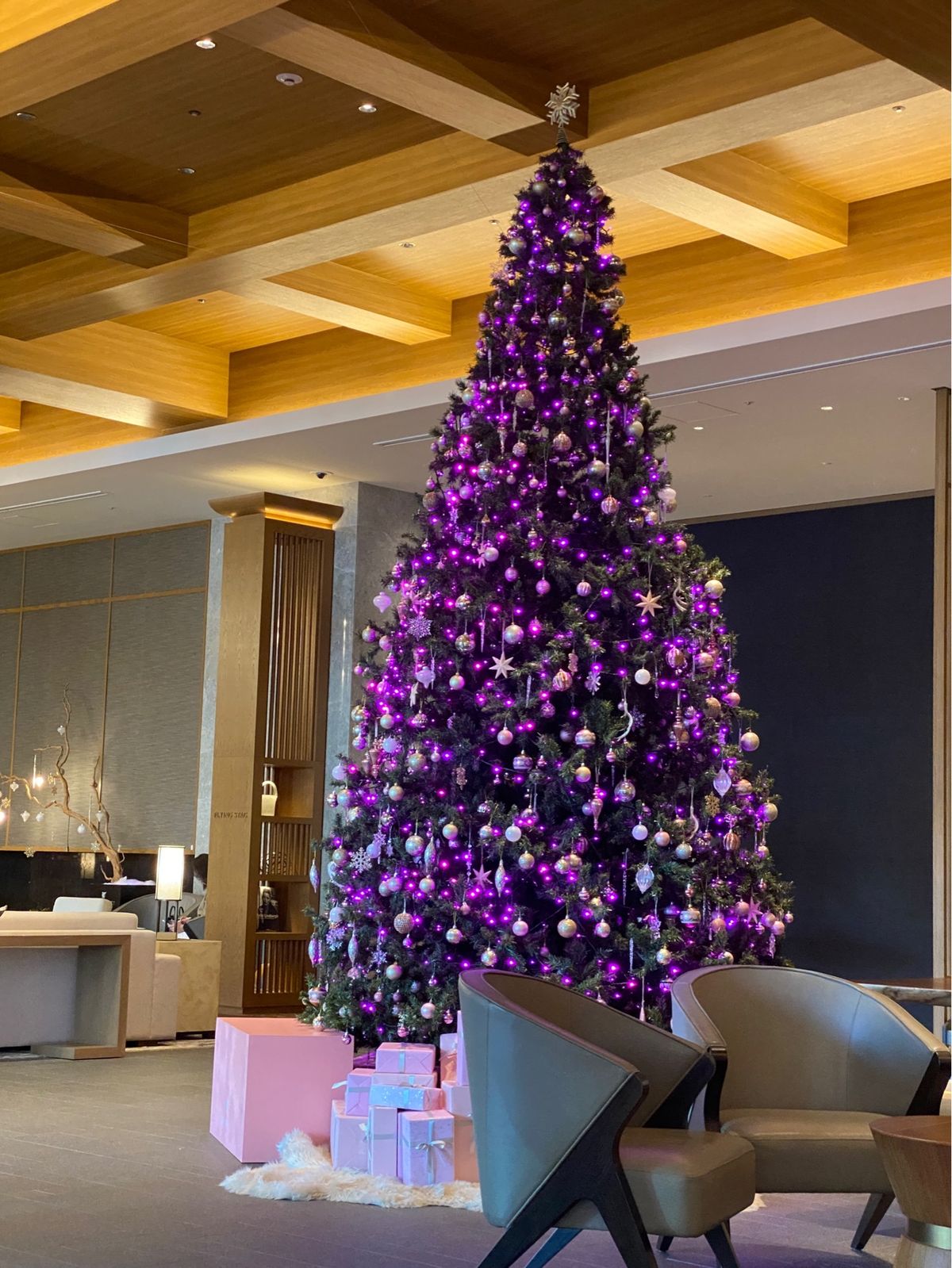 クリスマス風景になっていましたよ。