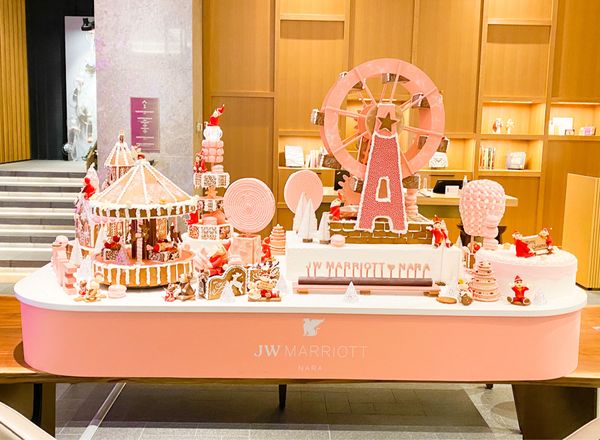 日本・奈良市「2022.11.28-29 JWMarriott」の写真：クリスマス風景になっていましたよ。