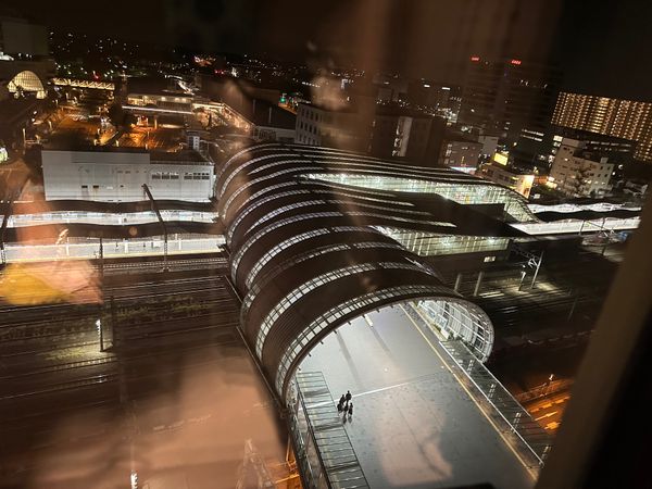 日本・埼玉県「さいたまアリーナ」の写真：部屋の窓から