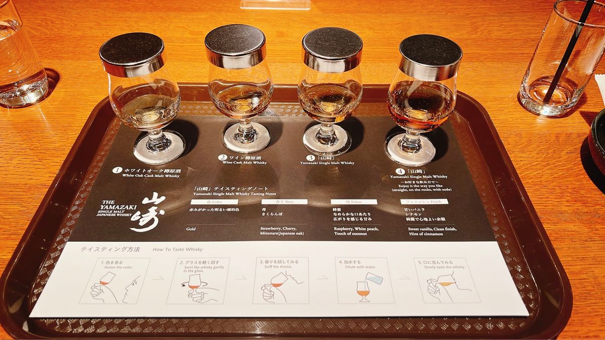 山崎の試飲と美味しいハイボールの作り方講座♡
ポットスチルかっこ良かった✨