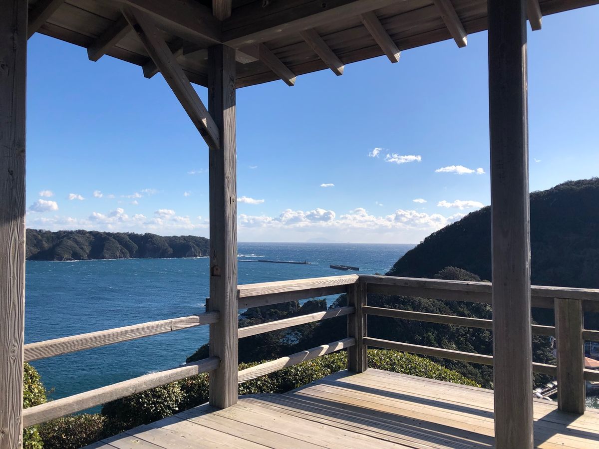 伊豆急行、普通列車なのに豪華。
海沿いを走るので景色もキレイ。
展望スペー...