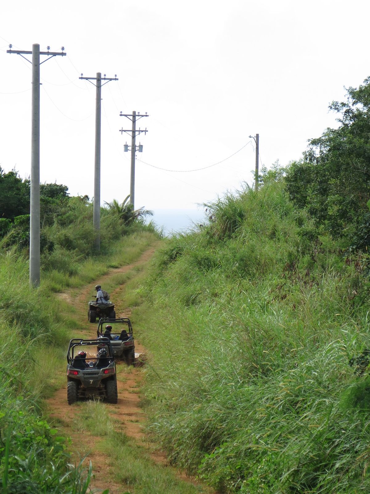 到着日の午後はバギーに乗りました。長男が18歳になったので運転に初挑戦しま...