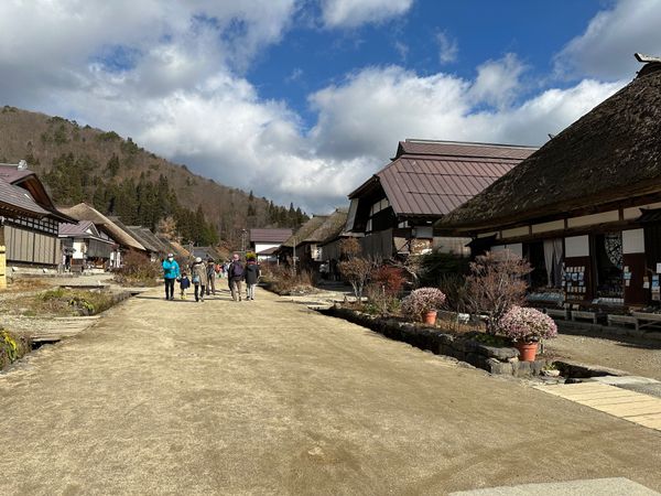 日本・福島県「大内宿」の写真
