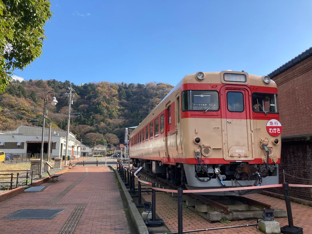 赤レンガ倉庫へ
昔の汽車恐竜博士にも会えました