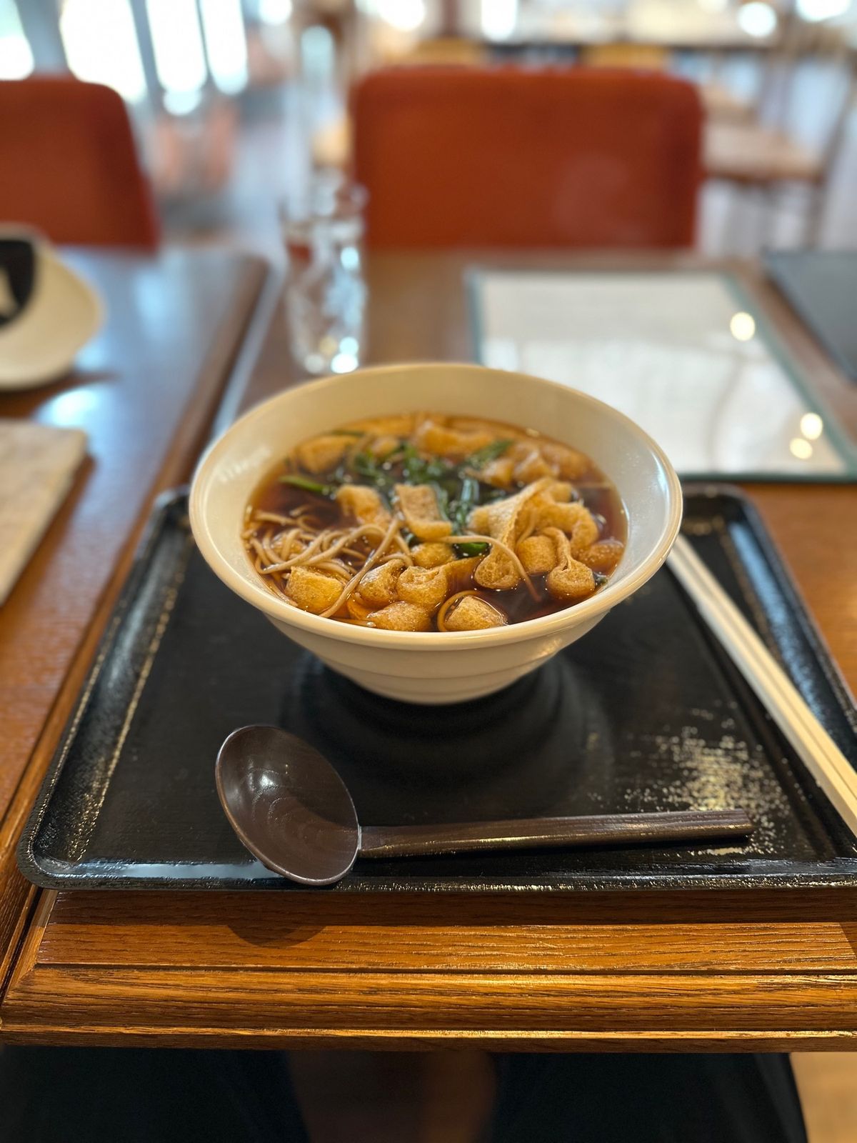 温泉入って昨日と同じ場所でお蕎麦

これから少し仕事して夕方の会食へ！