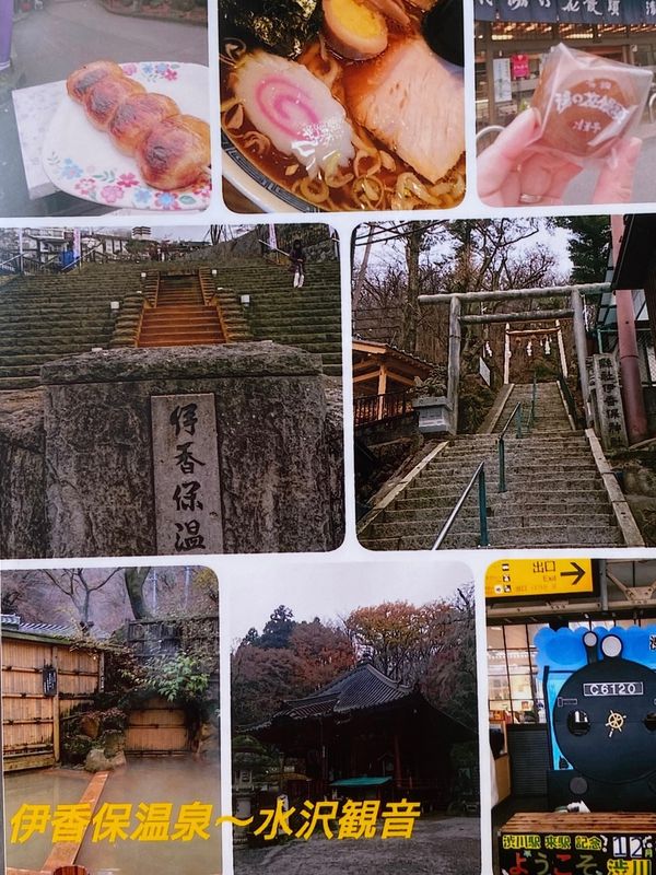 日本・静岡県「🚅大人の修学旅行🚃❶」の写真：娘と別れ1人旅。伊香保温泉♨️に入り癒さ...